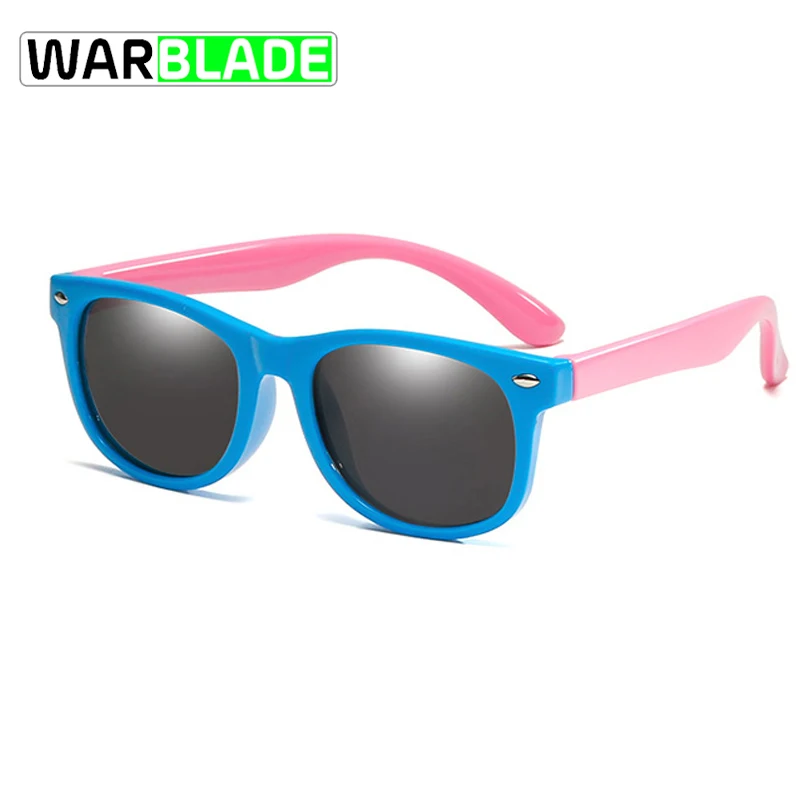 18Color Fashion Children Sunglasses Boys Girls Kids Polarized Sun Glasses TR90 Silicone Safety Baby Eyewear UV400 Oculos | Спорт и