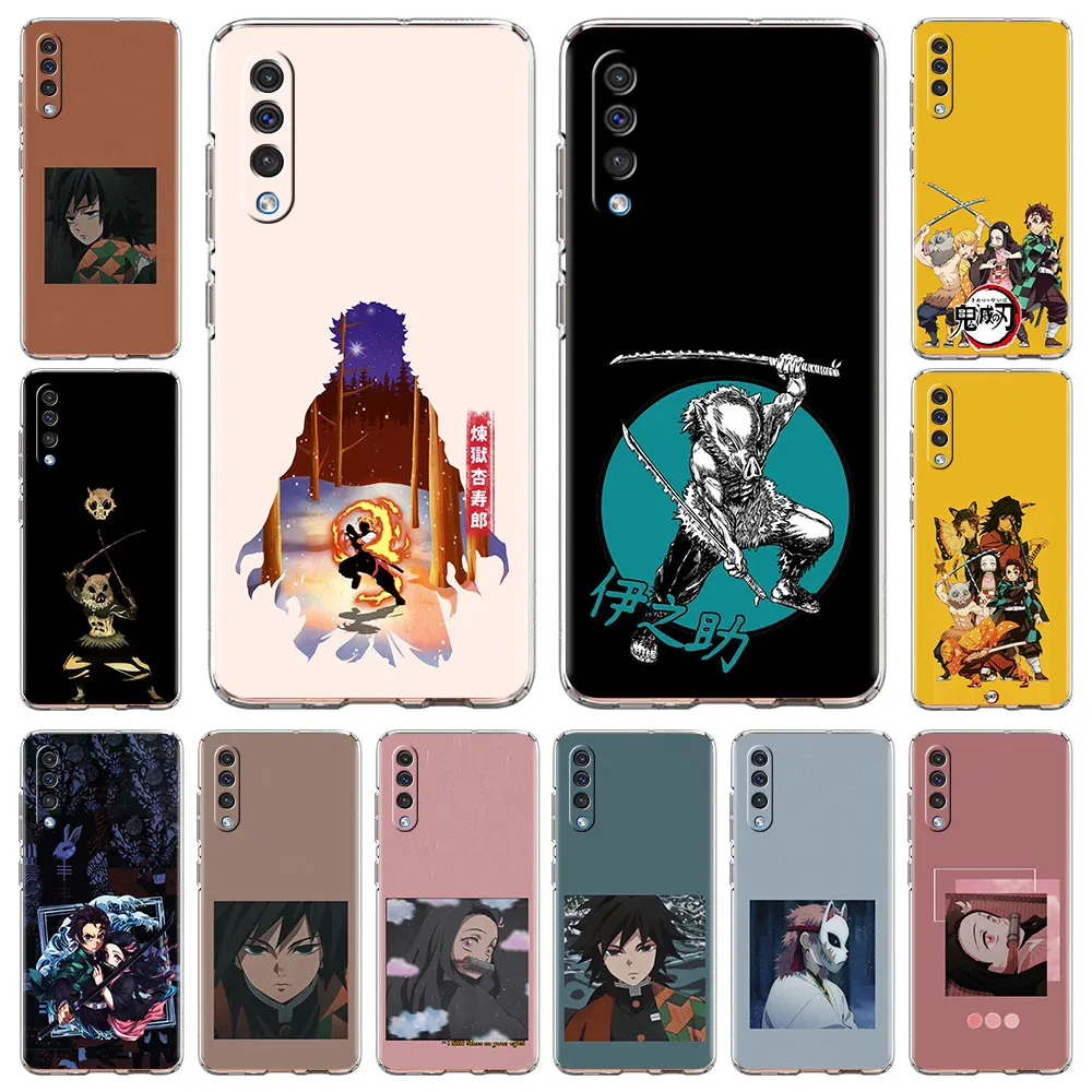 

Demon Slayer Kimetsu No Yaiba Phone Case Cover for Samsung Galaxy A50 A70 A30 A10 A40 A20e A10s A50s Clear TPU Soft Funda Shell