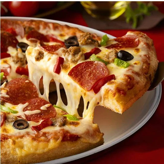 Многофункциональная обеденная тарелка из нержавеющей стали сковорода для пиццы