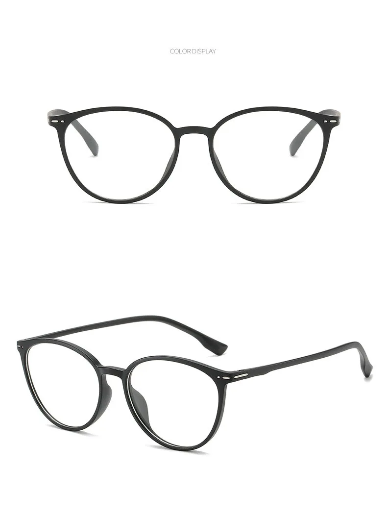 Cat Eye Clear Lens Women Optical Eyewear Myopia Spectacle Glasses-0.5-1.0-1.5-2.0-2.5-3.0-3.5-4.0-4.5-5.0-5.5-6.0