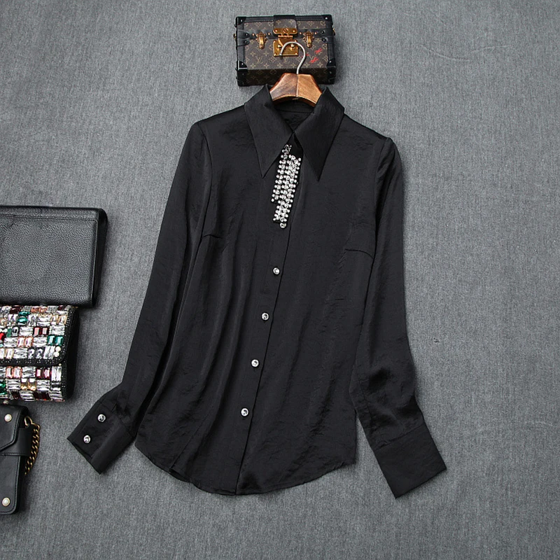 Высококачественный новый стильный 2019 Дизайнерский Костюм комплект женская