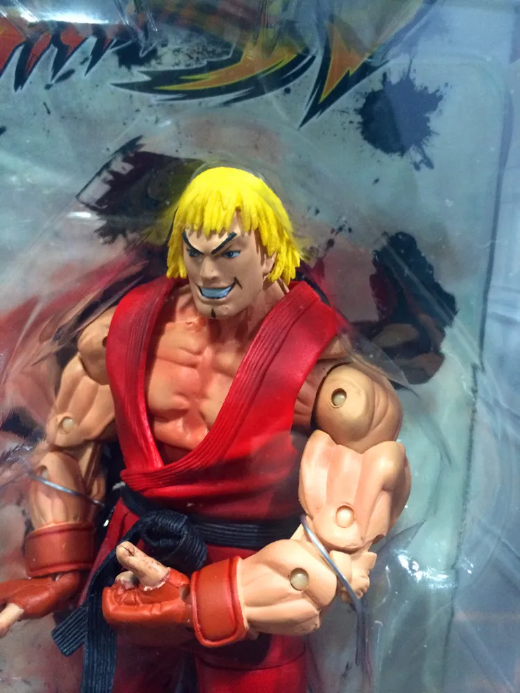 NECA Ken Guile Hoshi Ryu Akuma Gouki ПВХ фигурка игрушка кукла рождественский подарок