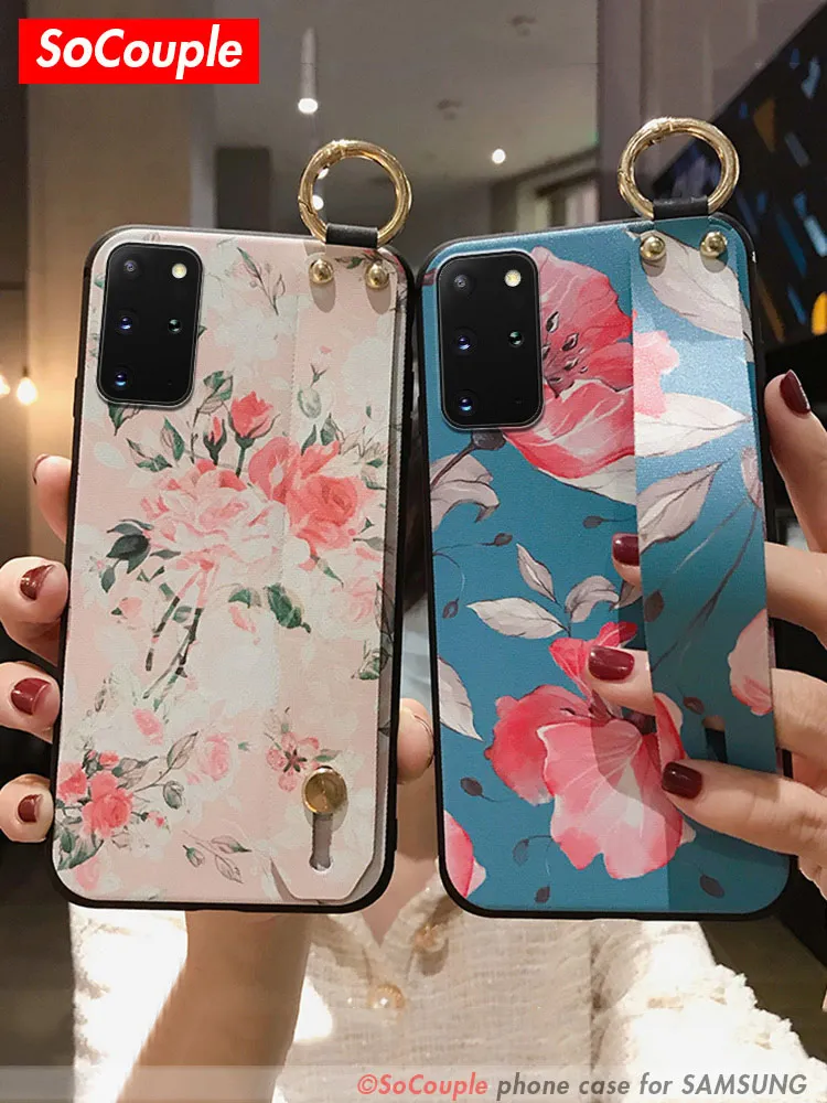Чехол SoCouple для Samsung Galaxy S21 S10 S9 S20 FE plus Ultra A50 a70 a30 a20 a52 72 12 32 A71 A51 чехол-держатель