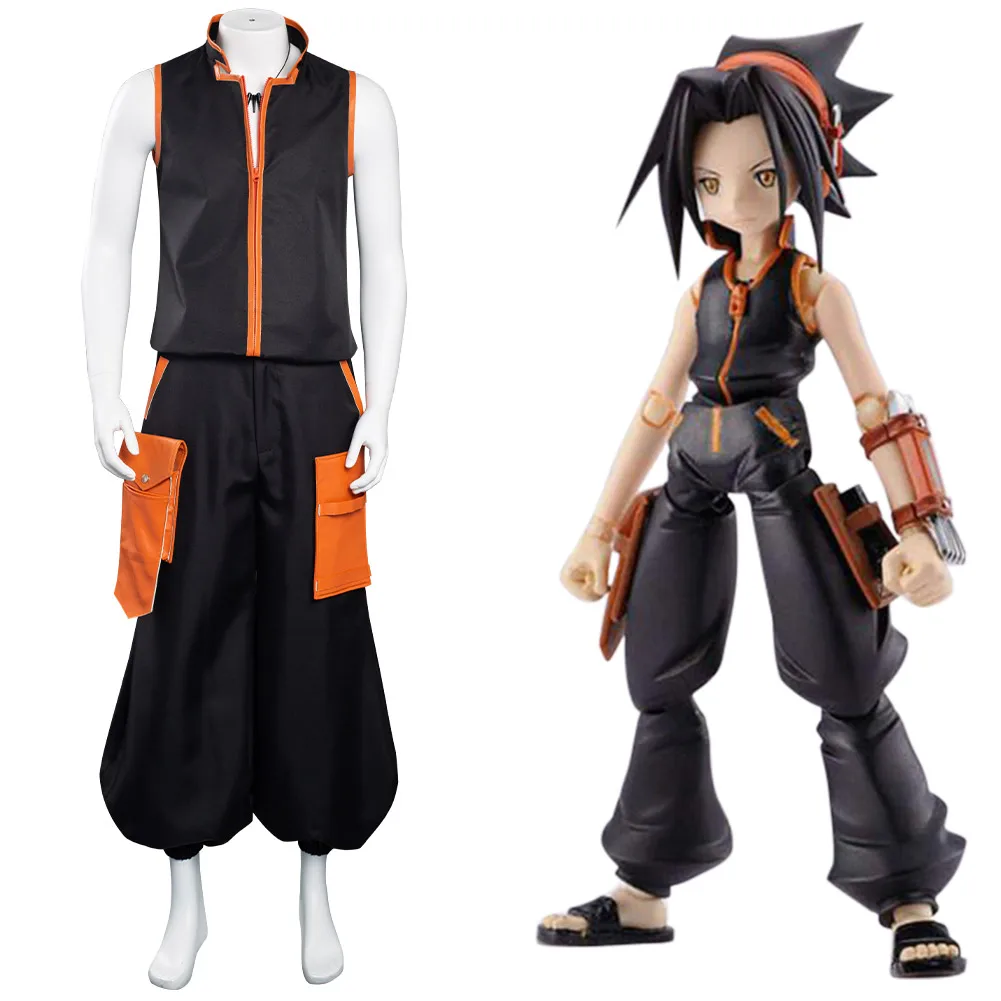 Костюм для косплея Shaman King The Super Star - Yoh Asakura карнавальный костюм на Хэллоуин |