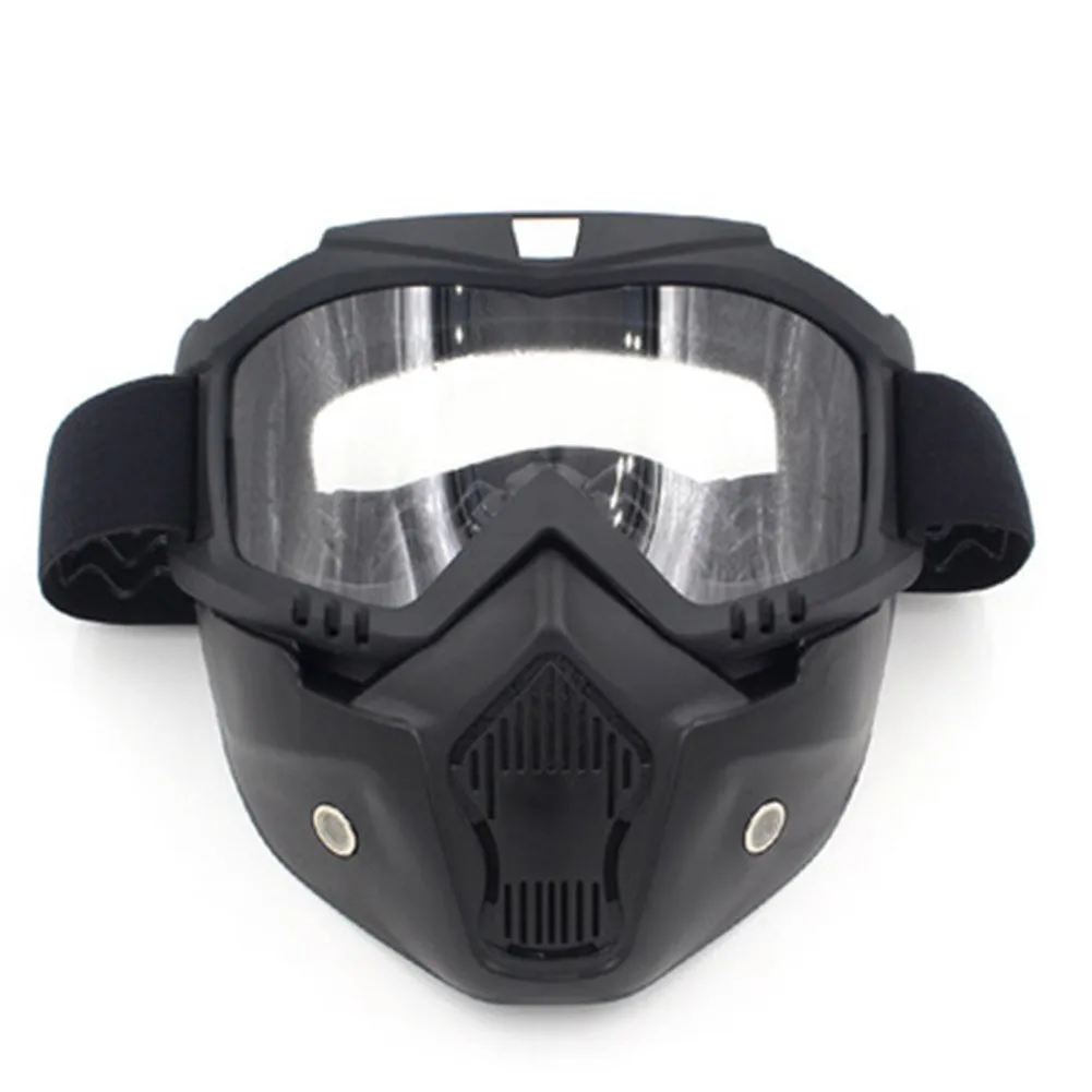 

Glasses Goggles Fashion Full Face Motorcycle Mask Goggles Kids Adult Motocross Off-Road Windproof Glasses Cover Headwea