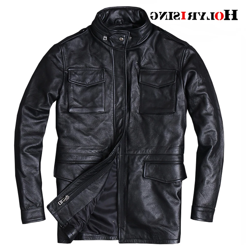 

Мужская кожаная куртка из натуральной кожи, новый стиль 2020 года, кожаная куртка, винтажная модель, Мужская модная байкерская куртка, скидки