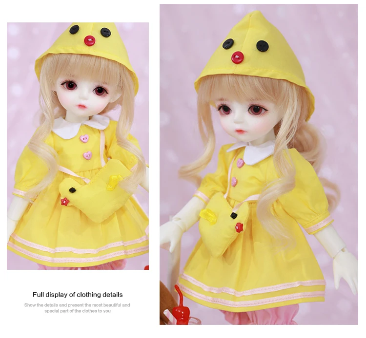 BJD SD Кукла Одежда 1/6 розовый стиль для Linachouchou тела YF6-452 куклы аксессуары luodoll
