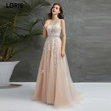 Lorie vestido de festa tipo cap line, vestes de festa de tule, apliques de cristais, na altura do chão, vestido formal de baile (4)