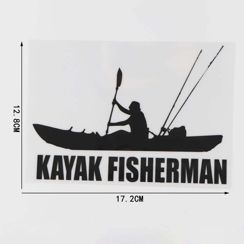 YJZT 17 2 см * 12 8 каяк Рыбак винил JDM Автомобильная наклейка украшение
