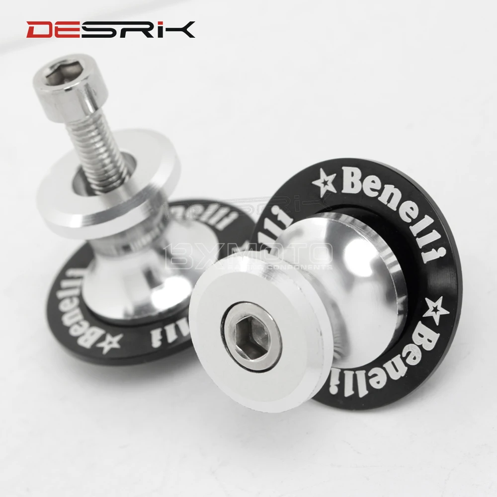 2 шт. винты для мотоцикла CNC Swingarm Slider катушки стенда Benelli Leoncino 500 TRK 502 BJ600 BN500 TNT 300 150 BN