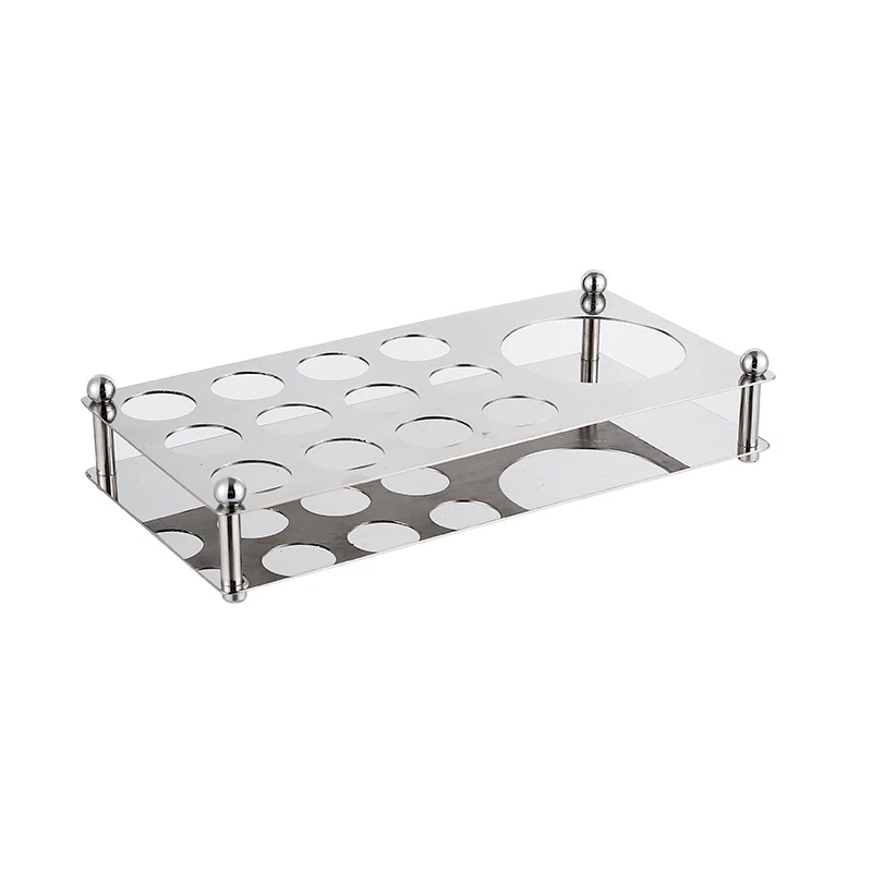 

Stainless Steel 12 Cups Holder Bar KTV Liquor Glass Small Liquor Cup Holder