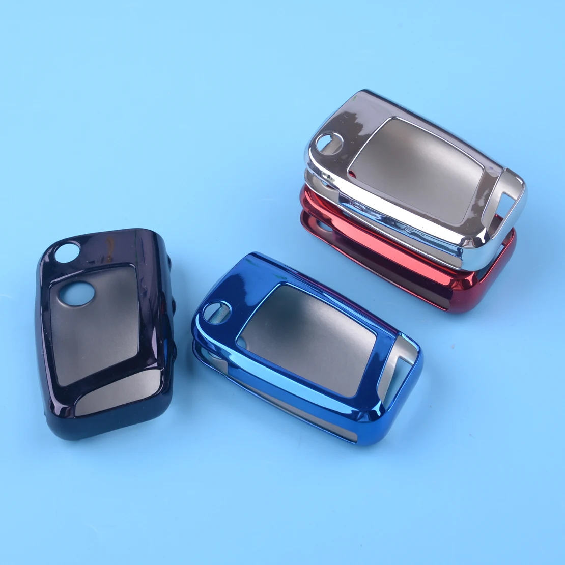 Флип брелок для автомобильного ключа с кольцом чехол Аксессуары VW Golf7 Tiguan Polo Audi A1