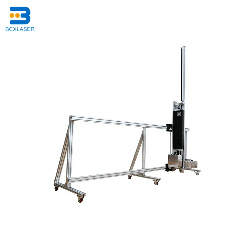 3D touch screen control UV flatbed Intelligent Vertical Wall Printer Digital Varnish Inkjet Printing Machine |