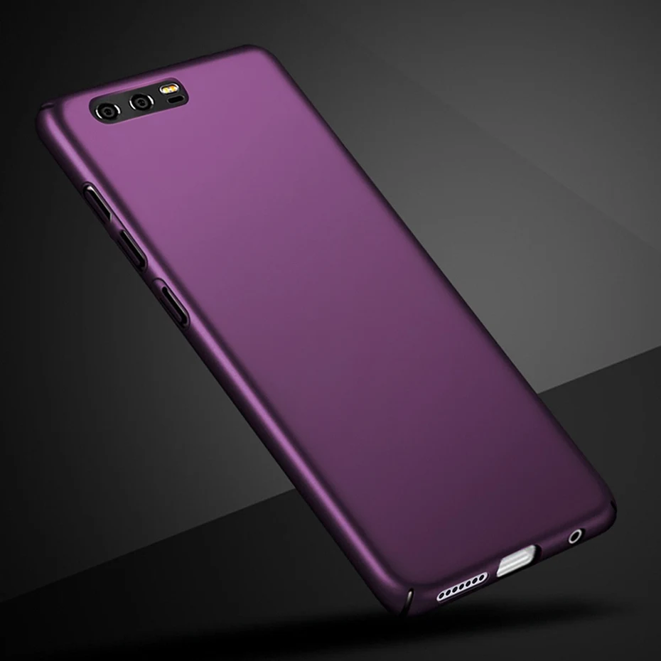 Purple Для Huawei Honor 9 чехол 5,15 дюймов Роскошный ПК Жесткий Чехол для Huawei Honor 9 STF-L09 чехол для телефона на Honor 9 бампер Funda - Цвет: Purple
