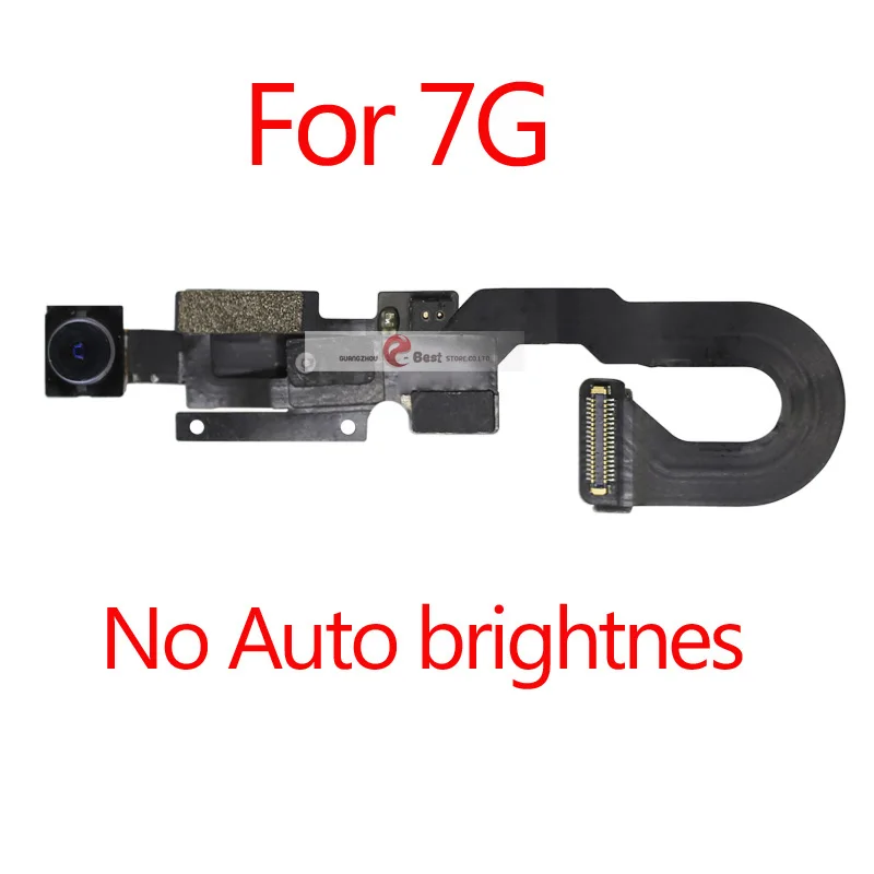 7G NO Brightness 1 шт. светильник датчик приближения гибкий кабель для iPhone 7 Plus 5,5 фронтальная камера с винтами динамик в сборе - Цвет: 7G NO Brightness