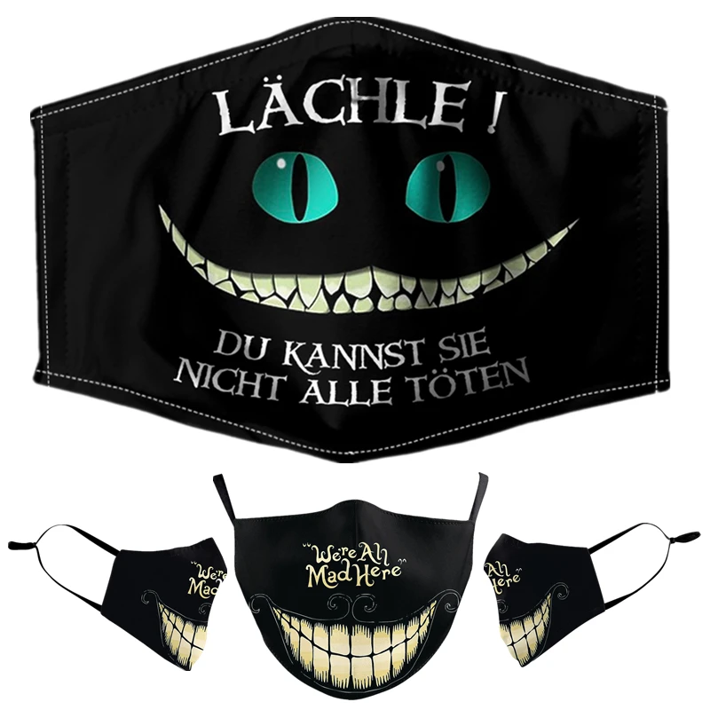 Маска для лица из Алисы в стране чудес косплея Пылезащитная взрослых | Аксессуары