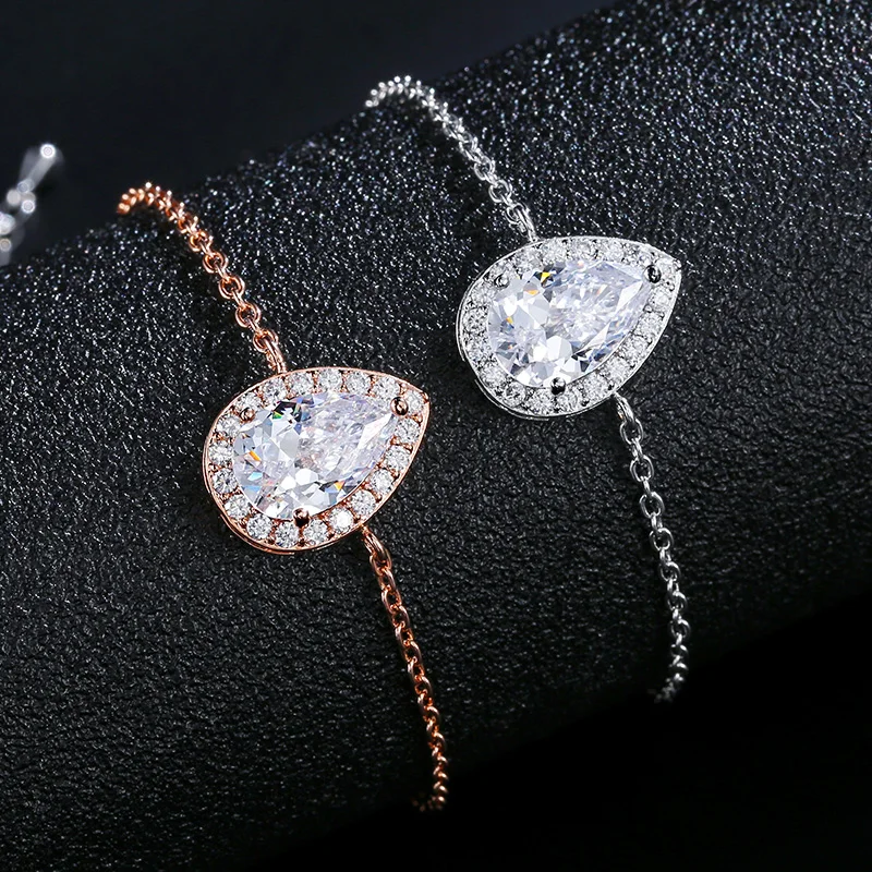 UILZ новый модный темпераментный геометрический браслет из циркона простой и