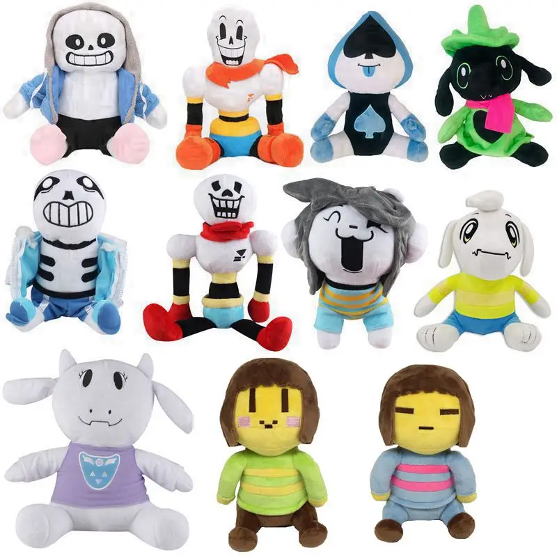 Undertale Sans Asriel Toriel плюшевая кукла для детей Рождественский подарок игрушка