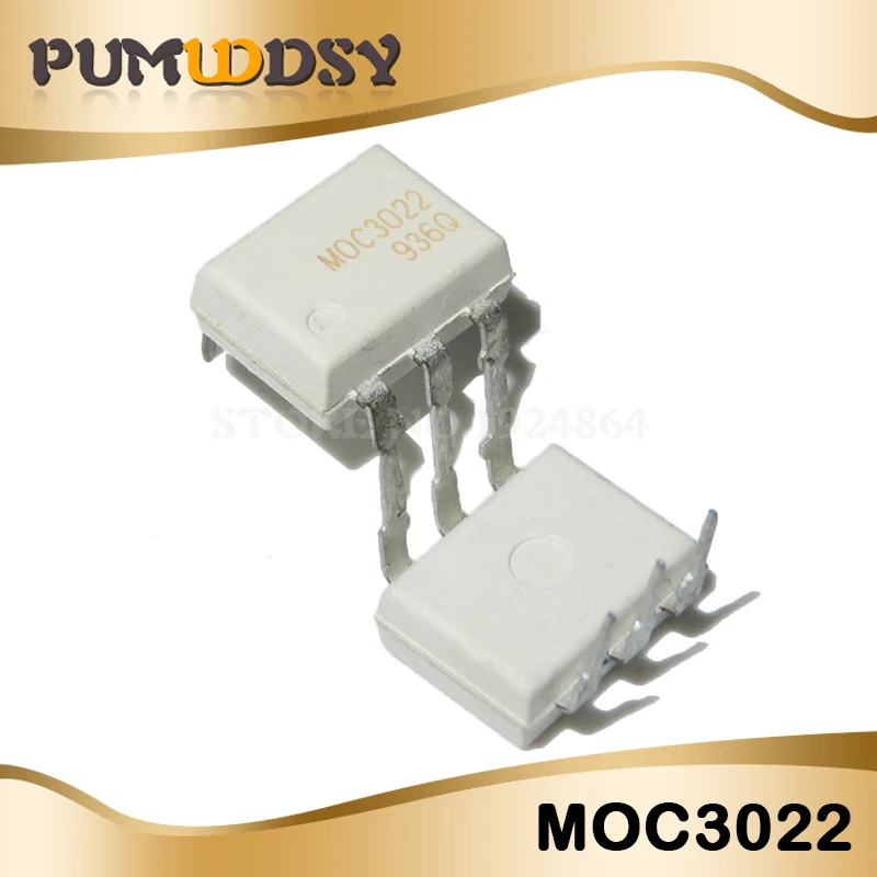 10 шт. MOC3020 MOC3021 MOC3022 MOC3023 MOC3041 MOC3043 MOC3052 MOC3061 MOC3062 MOC3063 DIP6 DIP и IC - Цвет: MOC3022