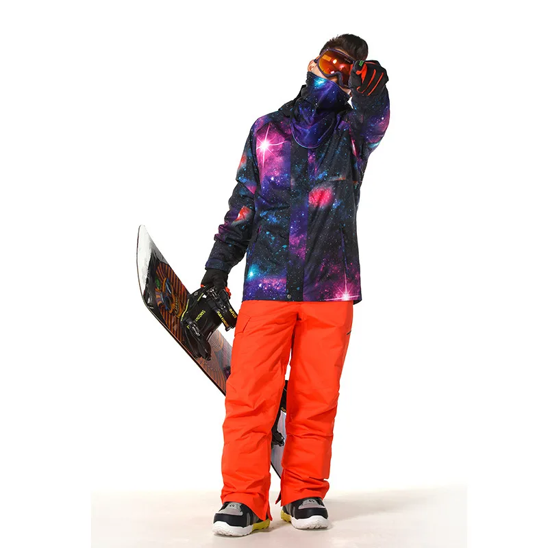 Мужской лыжный костюм Gsou Snow одноместная и двойная спортивная Лыжная куртка