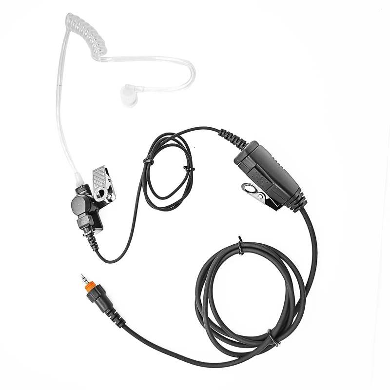 

Surveillance Headsets Earpiece with Clear Acoustic Coil Tube Earbud Audio Kit with Ptt Compatible for Motorola Radios CLP1010e