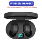TWS-наушники E6S водонепроницаемые с поддержкой Bluetooth и светодиодным дисплеем