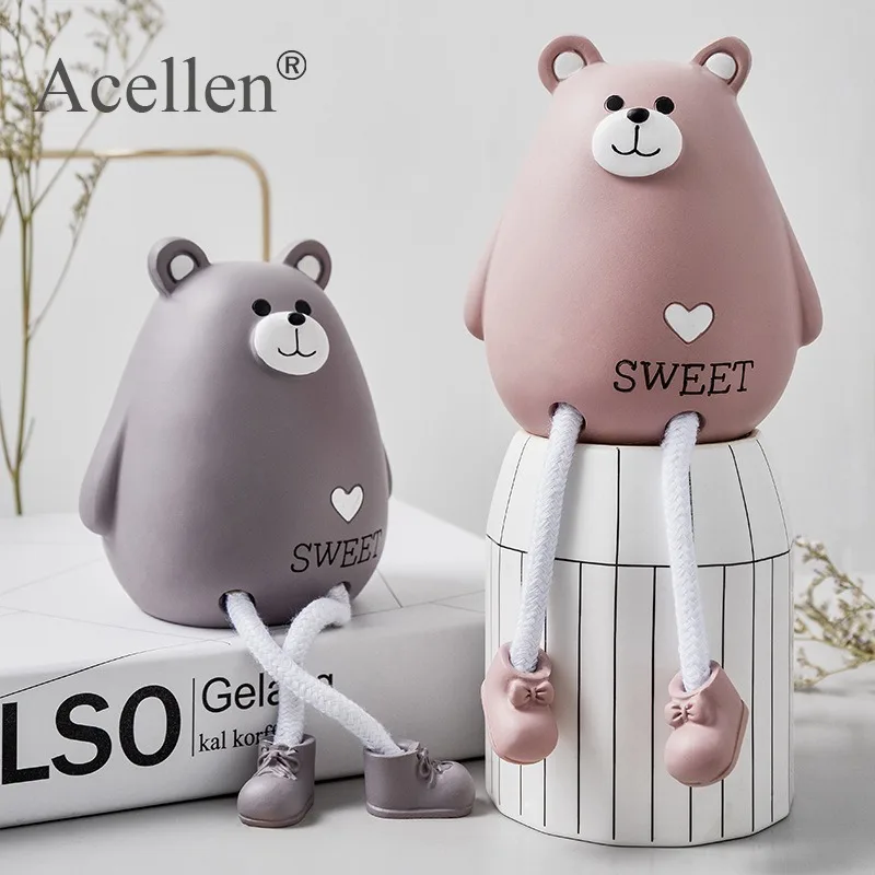 Скандинавский стиль каучуковая подвесная кукла в виде животного скульптура