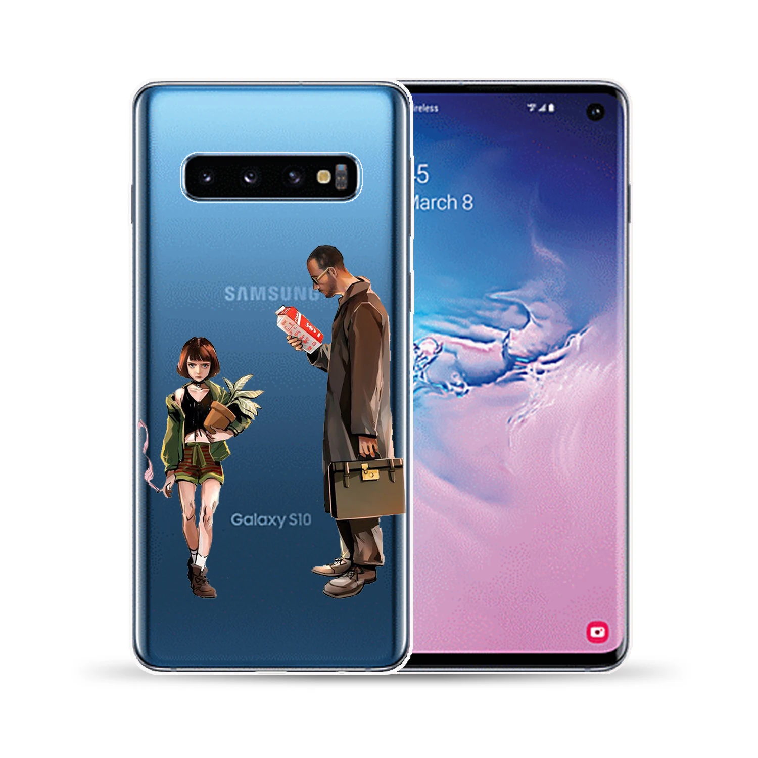 Фильм Леон и Матильда профессиональный убийца чехол для Samsung S8 S9 S10 S20 Plus Ultra 5G S10E S6