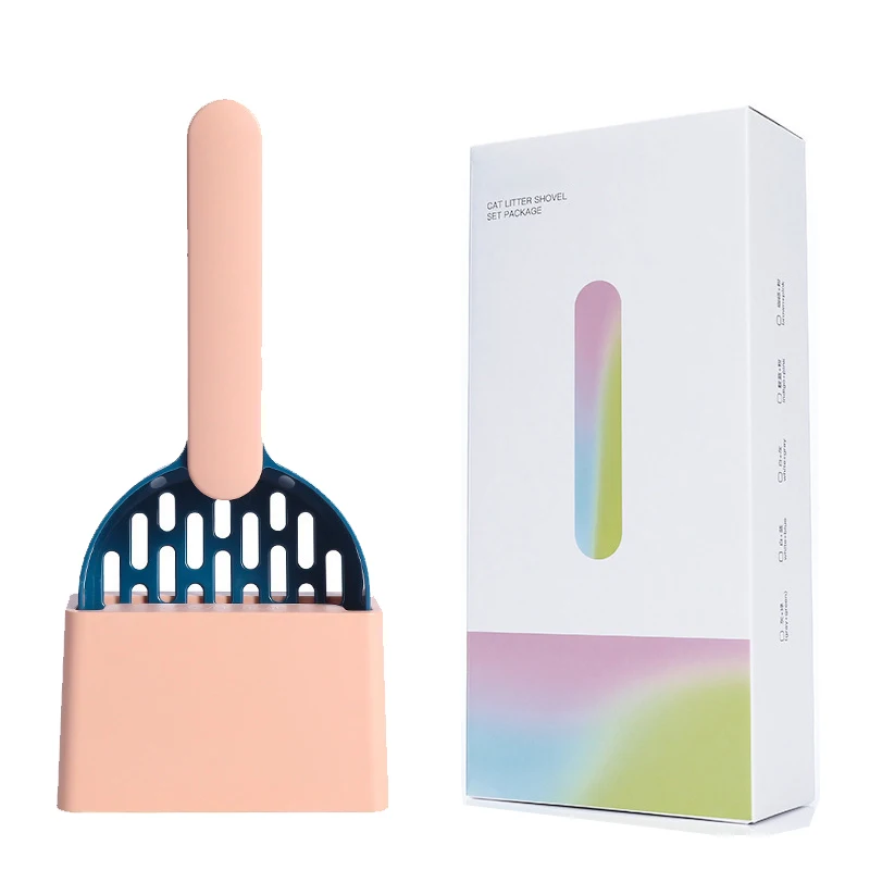 

Комплект лопат для кошачьего туалета, набор инструментов для очистки кошачьего туалета, с подставкой, удобные в хранении принадлежности для уборки