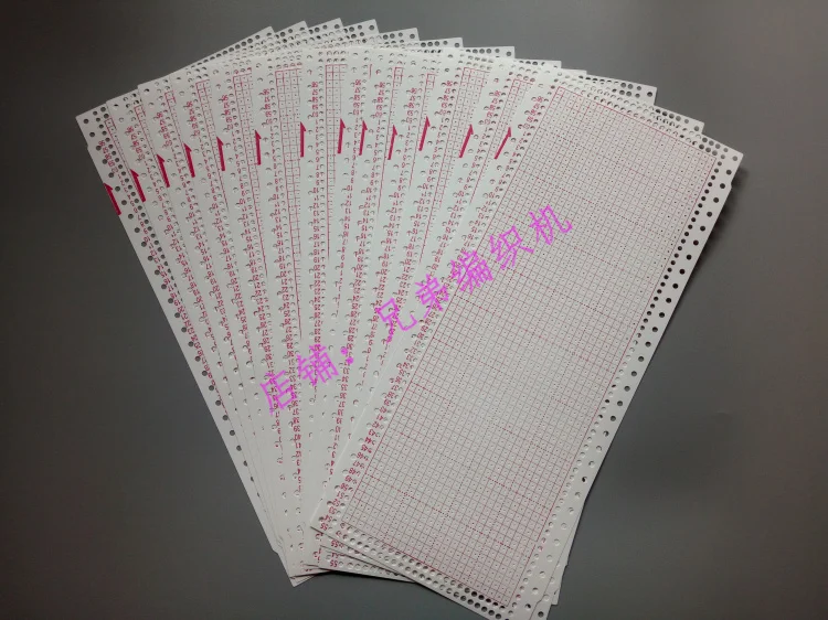 10 шт. предварительно пробитый набор карт для Brother Singer Knitting Machine KH860 KH868 SK260 SK280