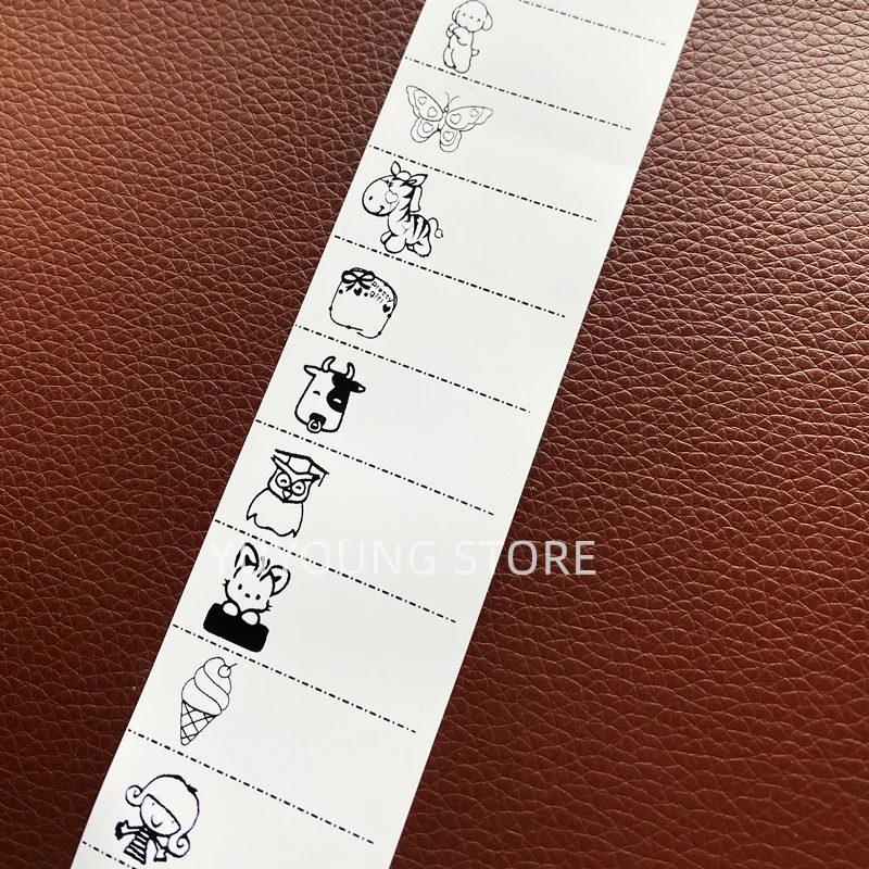 50/100 шт. белые моющиеся наклейки для одежды тканевые Маркер тегов набор этикетки