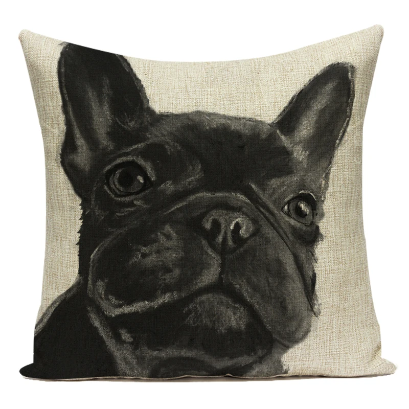 Чехол для подушки LSQDVQ черно-белый животные птицы 45x45 см