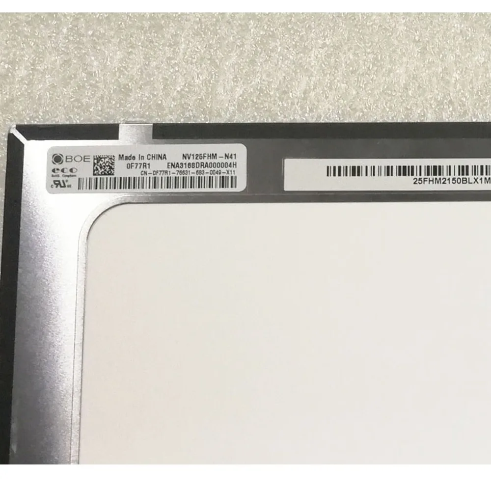 Светодиодный ЖК-экран lapotp Matrix 12 5 дюйма для телефона NV125FHM N41 P/N 0F77R1 F77R1 1920x1080 FHD eDP 30