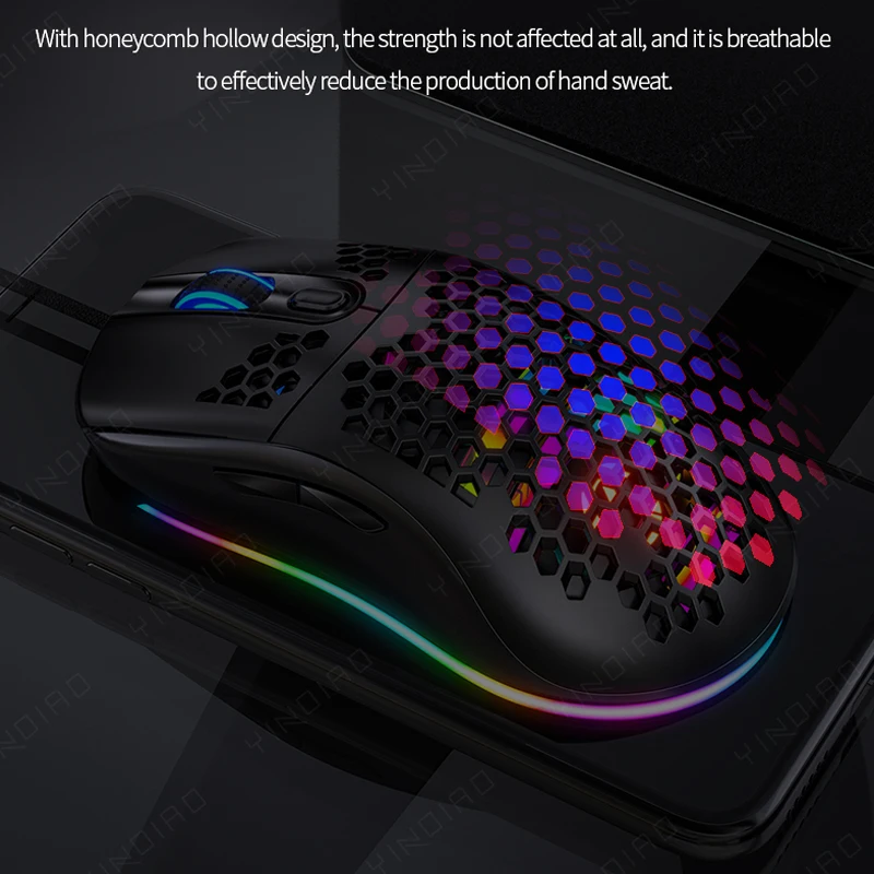 

Mouse Gaming Electronic Sports RGB Streamer Horse Running Luminous USB PC Computer 7200DPI Laptop Wired Mouse Gamer Both hands