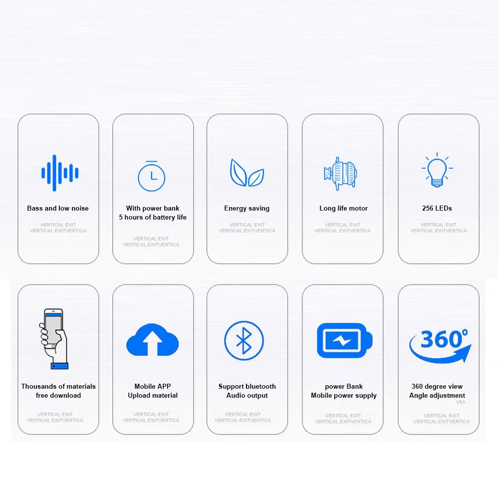 

3D Hologram Projector Advertising Machine Desktop Naked Eye Vertical Fan Screen for Shopping Malls Exhibitions Party Bars