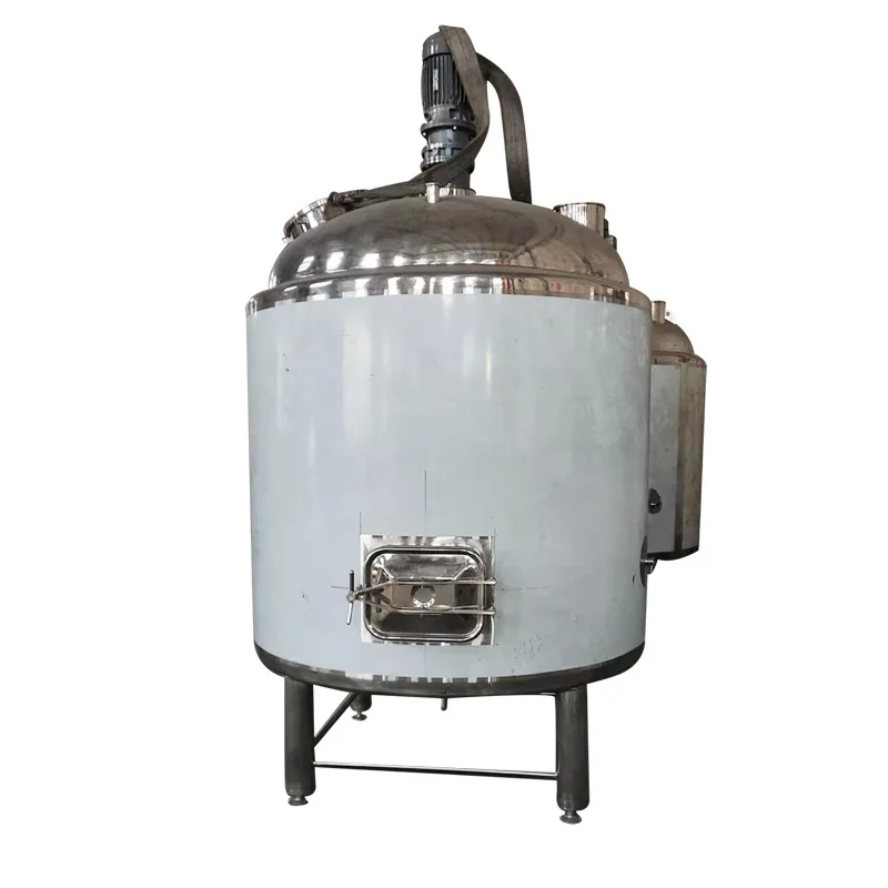Однослойный бак из нержавеющей стали для смешивания жидкости емкость дозатора