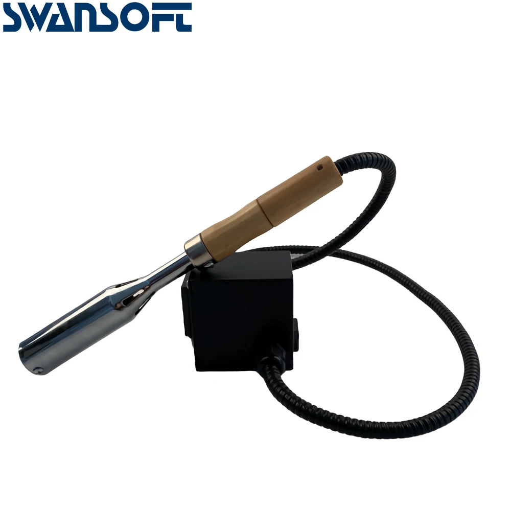 SWANSOFT Leather Stamp Tool Heat Embosser Branding Iron Custom Logo Embossed Trademark Stamping Tools Embossing Machine | Дом и сад