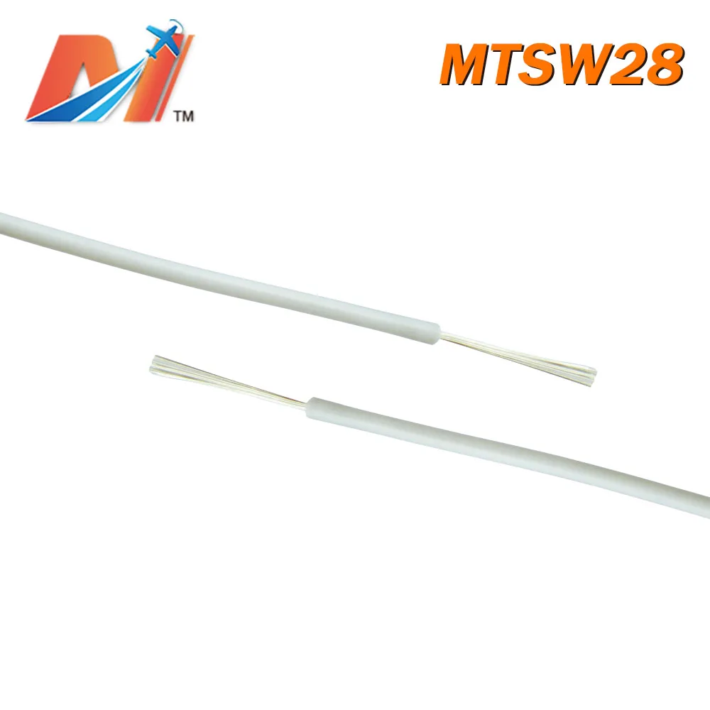 Maytech распродажа (1 метр) мощность кремниевый провод AWG28 белый цвет | Электроника