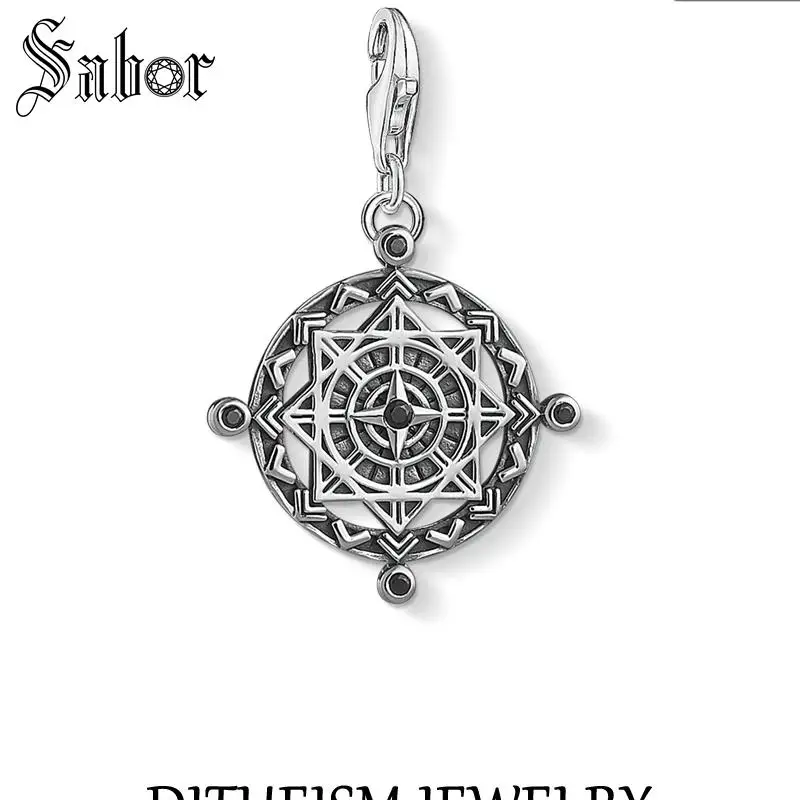 Ювелирные изделия винтажные Подвески с дисковым компасом 2020 модные ювелирные