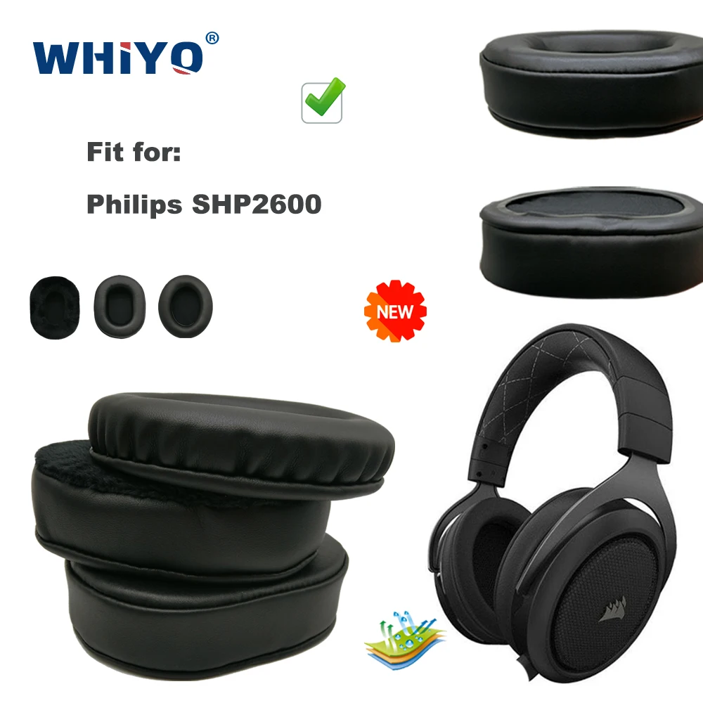

Replacement Ear Pads for CORSAIR HS70 HS60 HS50 HS35 PRO Headset Parts Leather Cushion Velvet Earmuff Earphone Sleeve Cover