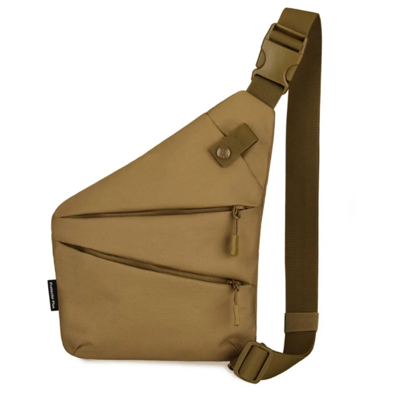 

Многофункциональная тактическая сумка через плечо унисекс, приталенный поясной кошелек с защитой от кражи для поездок, с левой и правой руч...