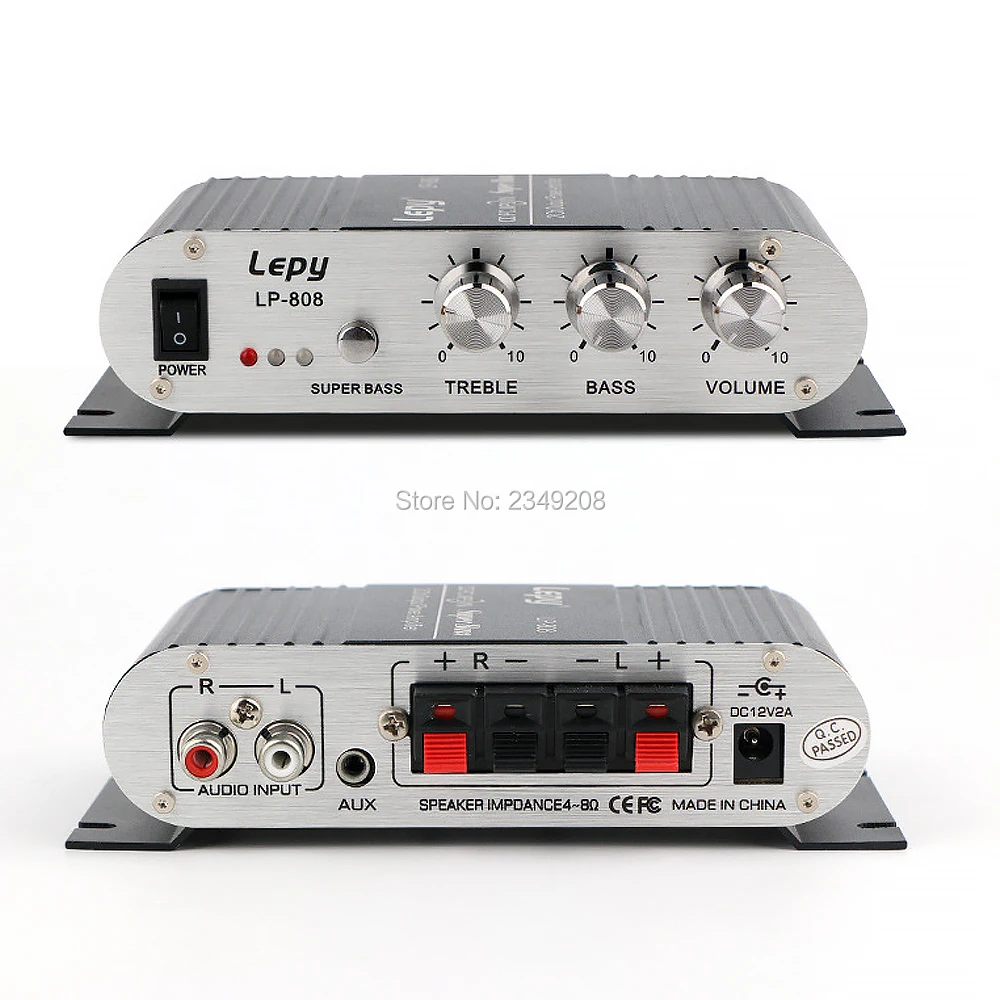 Аркадный усилитель 12 В 2X20W CD MP3 радио мотоцикл автомобиль домашняя аудиосистема