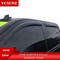 window visor for toyota fj150 2010 2018 side window deflectors rain guard for toyota 150 lc150 2010 2018 car accessories ycsunz
