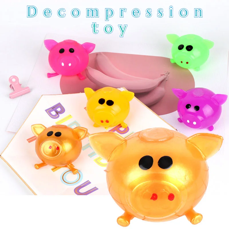 Splat Ball Vent Pig Toy Squeeze Sticky Smash Water Toys Antistress Types Stress Relief for Adult Kids | Игрушки и хобби