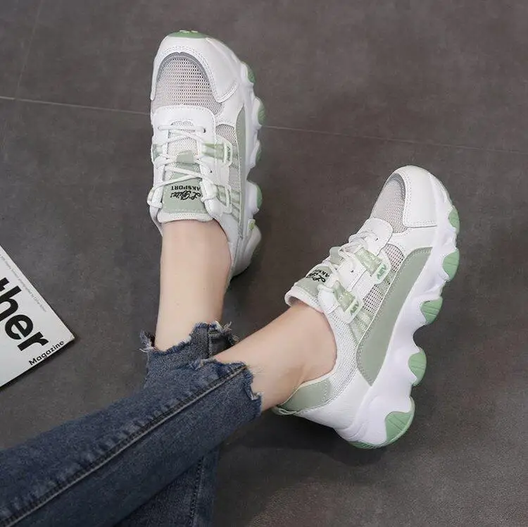 

Women's Sports Shoes Chunky Platform Sports Shoes Vulcanized Female Designer Tennis Running Casual Shoes Women 2020 NEW