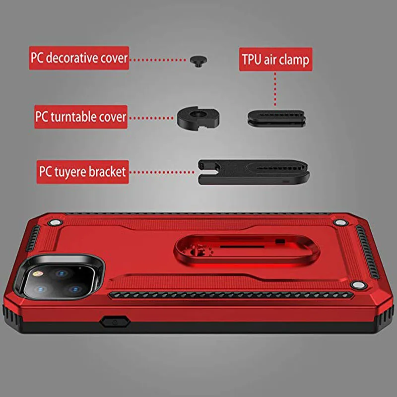 Автомобильный чехол-подставка с поворотом на 360 ° для iPhone 11 Pro Max Xs Xr X 8 7 6s 6 Plus