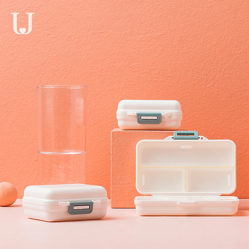 Чехол органайзер для таблеток высокое качество PP двойной герметичный