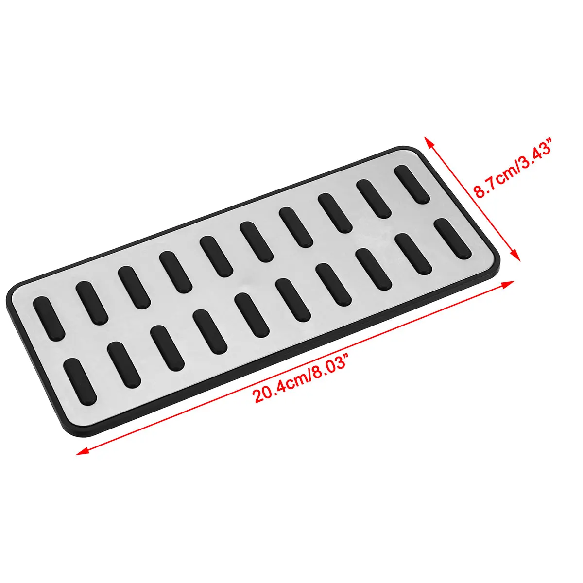 1 шт. Универсальная автомобильная педаль 304 SS оригинальная накладка на подставку