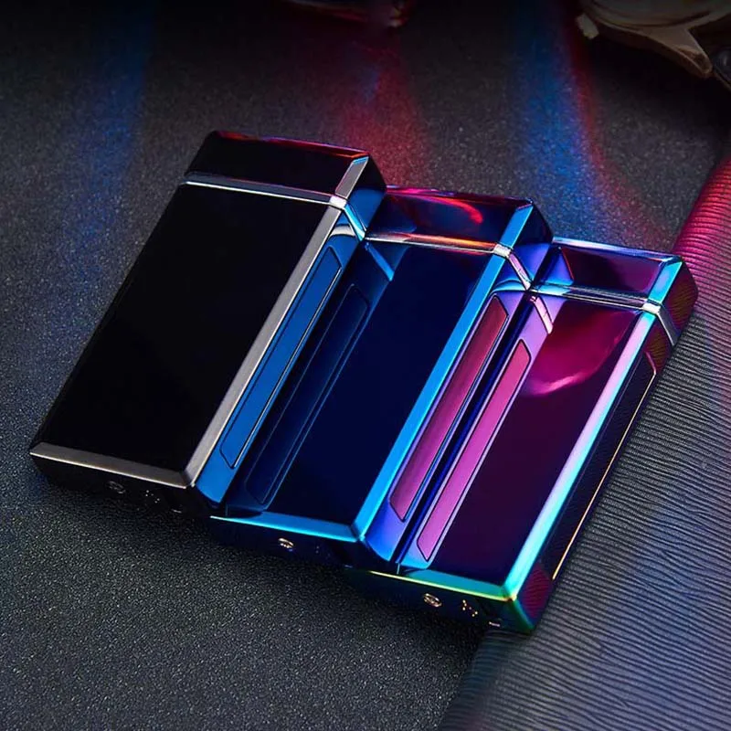 2020 электрическая зажигалка с подключением к USB двойной плазменная дуговая