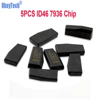 okeytech high quality 5pcslot original blank id46 pcf7936 chip carbon car key transponder chip for key programmer locksmith
